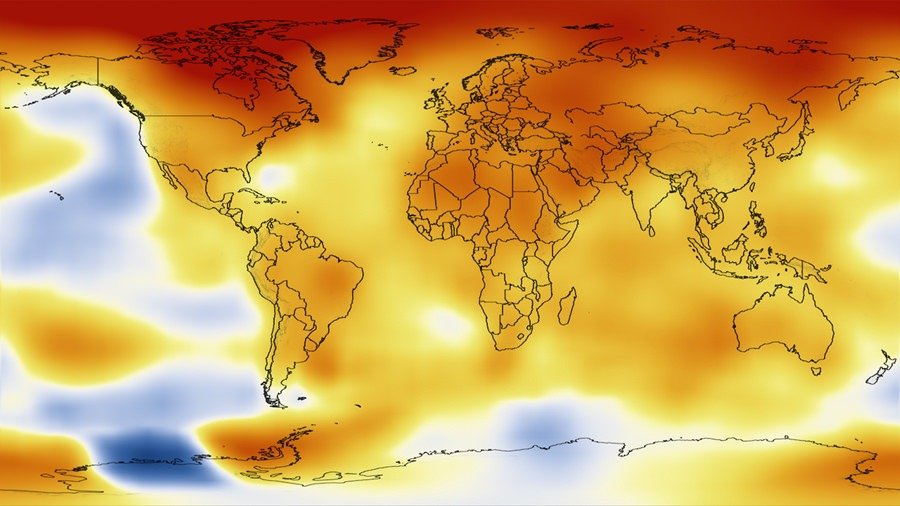 Temperatura média da Terra